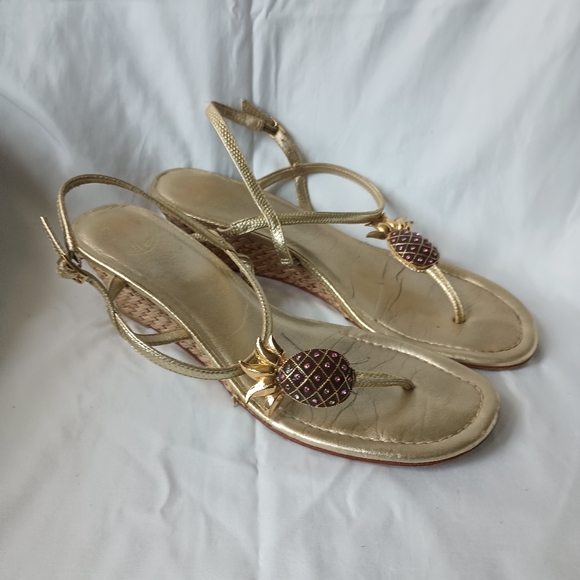 Lilly Pulitzer Palm Beach Golf Sandals. Size 8M - Picture 14 of 14